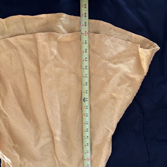 NWOT Linen A-Line Dress - Size S/M, Yellow - Picture 8 of 14